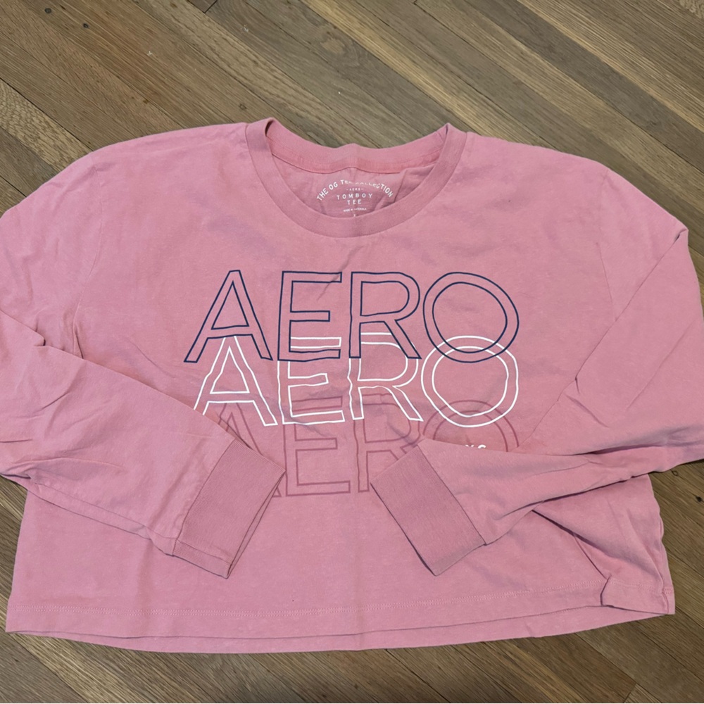 Aero cropped oversized T-shirt